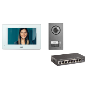 Kit Monofamiliare Video IP con Pulsantiera Mikra2 Urmet 1060/634