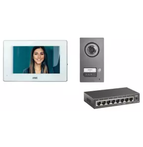 Kit Monofamiliare Video IP con Pulsantiera Mikra2 Urmet 1060/634