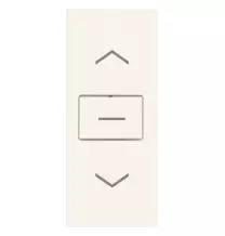 Commutatore a due tasti con frecce direzionali Bianco Vimar Linea 30060.B