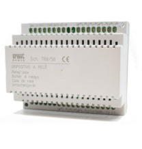 Relè Scambiatore per 4 Posti Esterni Audio Sistema 4+N Urmet 788/58