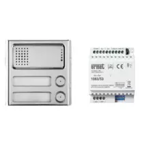 Kit Colonna Secondaria Audio 2Voice Sinthesi Steel Urmet 1783/729