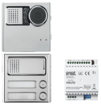 Kit Colonna Secondaria Video 2Voice Sinthesi Steel Urmet 1783/739