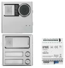 Kit Colonna Secondaria Video 2Voice Sinthesi Steel Urmet 1783/739