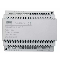 Scambiatore per 2 Posti Esterni Audio/Video Sistema 4+N Urmet 788/51