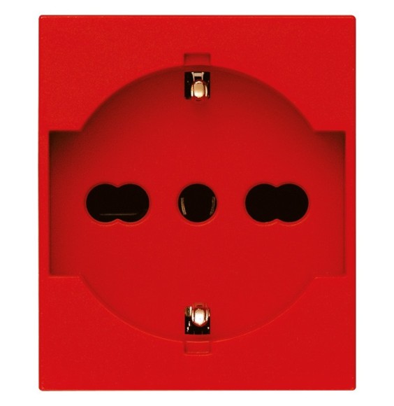 Presa Trivalente Schuko Bipasso 16A Vimar Linea 30210.R