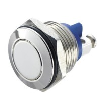 Pulsante antivandalo NA rotondo diametro 16MM IP65