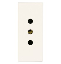 Presa 10A attacco piccolo Vimar Linea Bianca 30201.B