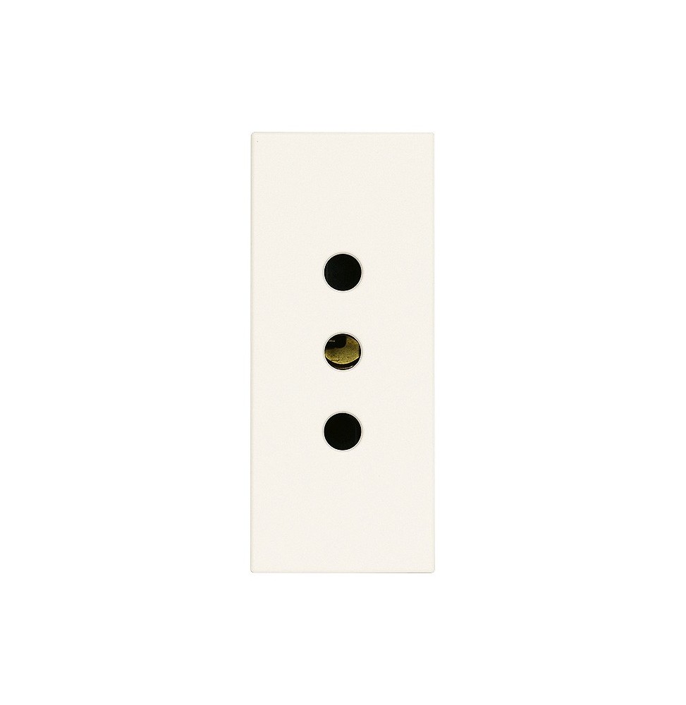 Presa 10A attacco piccolo Vimar Linea Bianca 30201.B