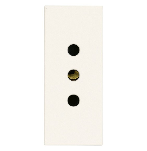 Presa 10A attacco piccolo Vimar Linea Bianca 30201.B