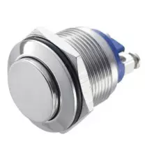 Pulsante antivandalo rialzato NA rotondo diametro 16MM IP65