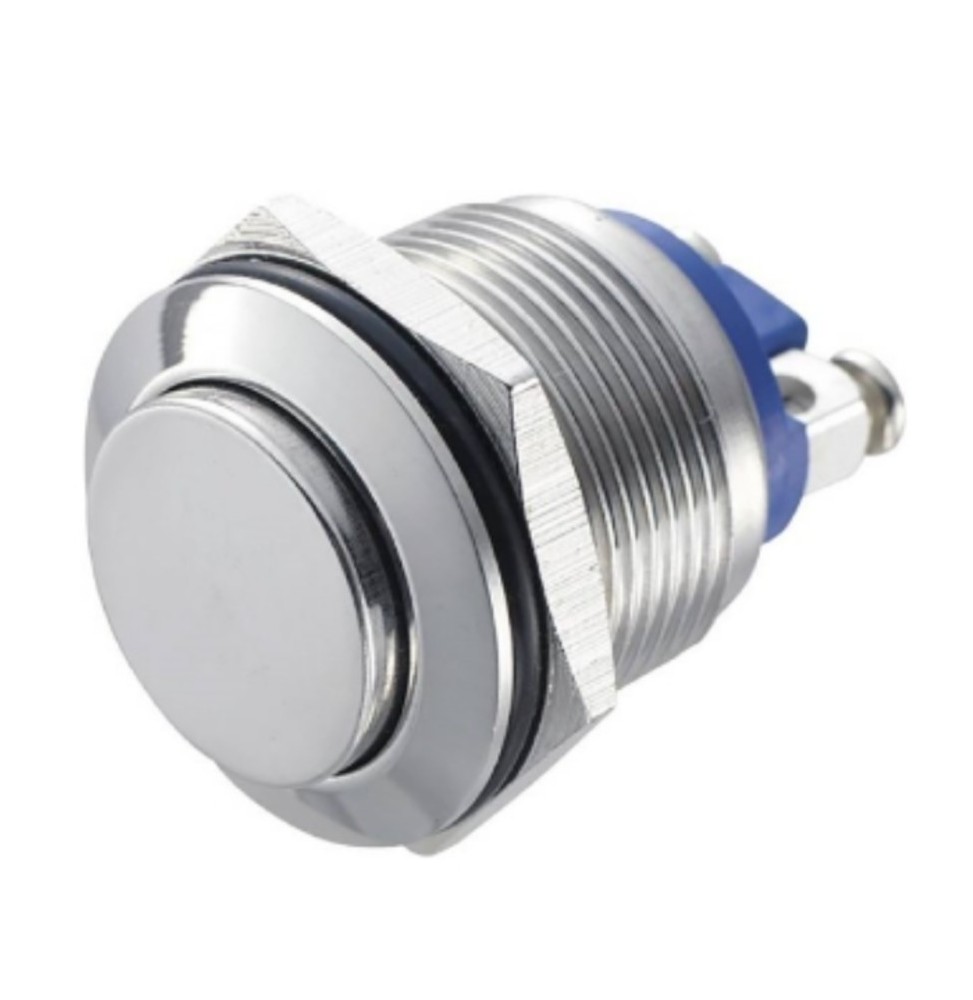 Pulsante antivandalo rialzato NA rotondo diametro 16MM IP65