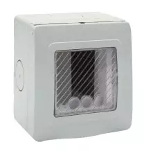 Contenitore IP55 grigio  con membrana di protezione  Sistema 441 Posto AVE 44ST01