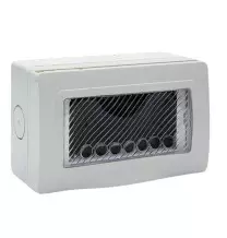 Contenitore IP55 grigio con membrana di protezione  Sistema 44 4 Posti AVE 44ST04
