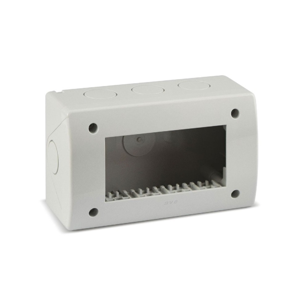 Contenitore autoportante IP40 grigio Sistema 44 4 Posti AVE 44Q04