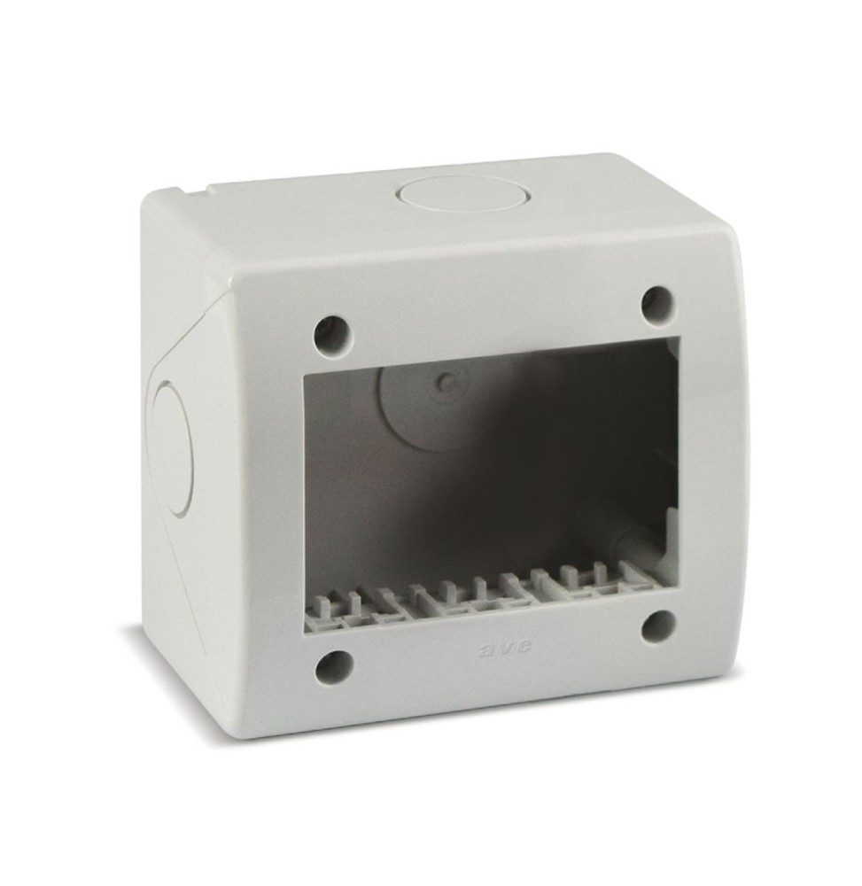 Contenitore autoportante IP40 grigio Sistema 44 3 Posti AVE 44Q03
