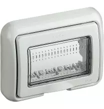 Placca Stagna IP55 per Matix montaggio su scatola incasso 3 Moduli Bticino 25603