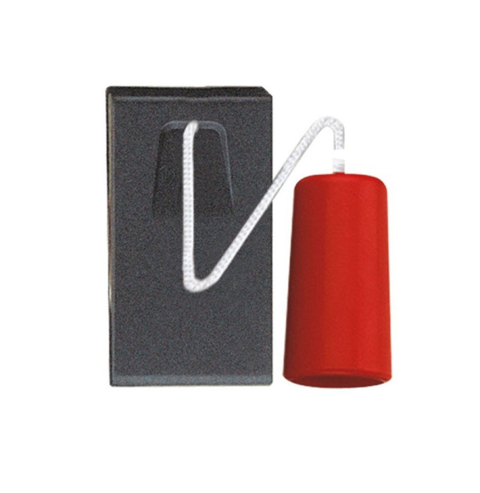 Pulsante a tirante NO 16A Noir meccanismo soft AVE 45317