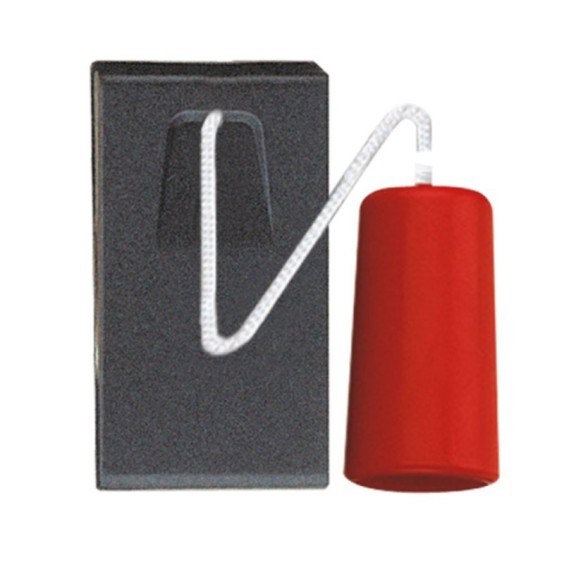 Pulsante a tirante NO 16A Noir meccanismo soft AVE 45317