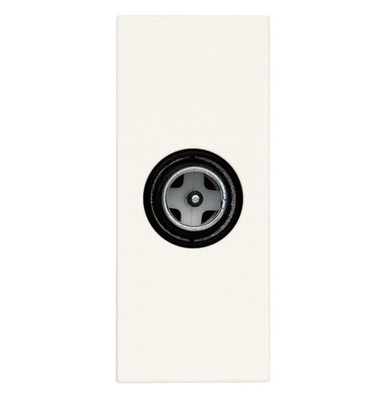 Presa TV passante con attacco maschio attenuazione 10dB Vimar Linea Bianca 30300.10B