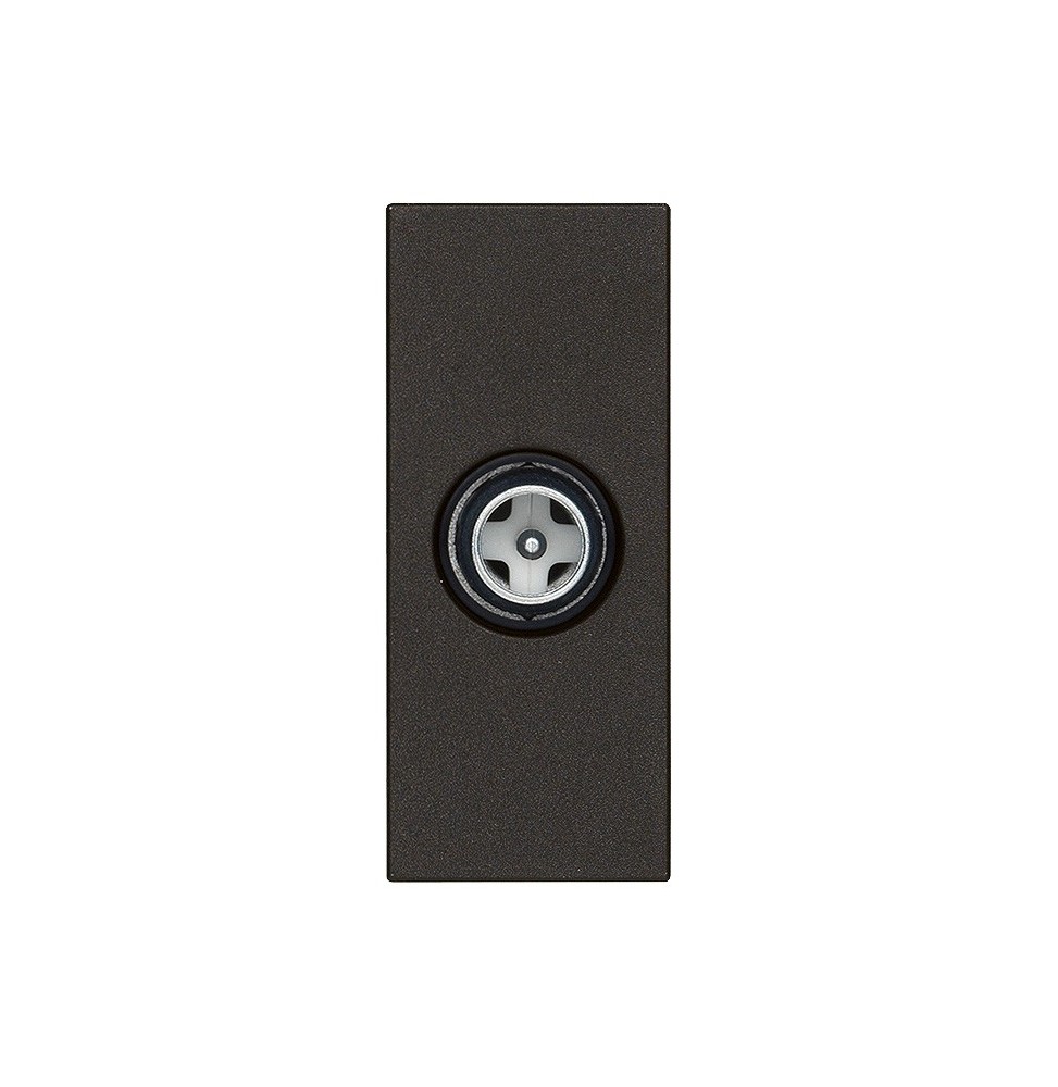 Presa TV passante con attacco maschio attenuazione 10dB Vimar Linea Nera 30300.10G