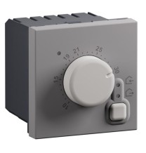 Termostato ambiente Grigio MatixGo 230Vac 2A 2 moduli JG4441