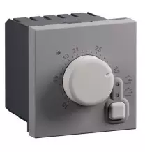 Termostato ambiente Grigio MatixGo 230Vac 2A 2 moduli JG4441
