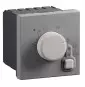 Termostato ambiente Grigio MatixGo 230Vac 2A 2 moduli JG4441