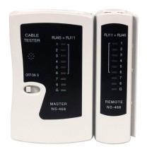 Tester di Verifica Cavi Rete RJ45 RJ11 RJ12  cat.5E e 6E GBC