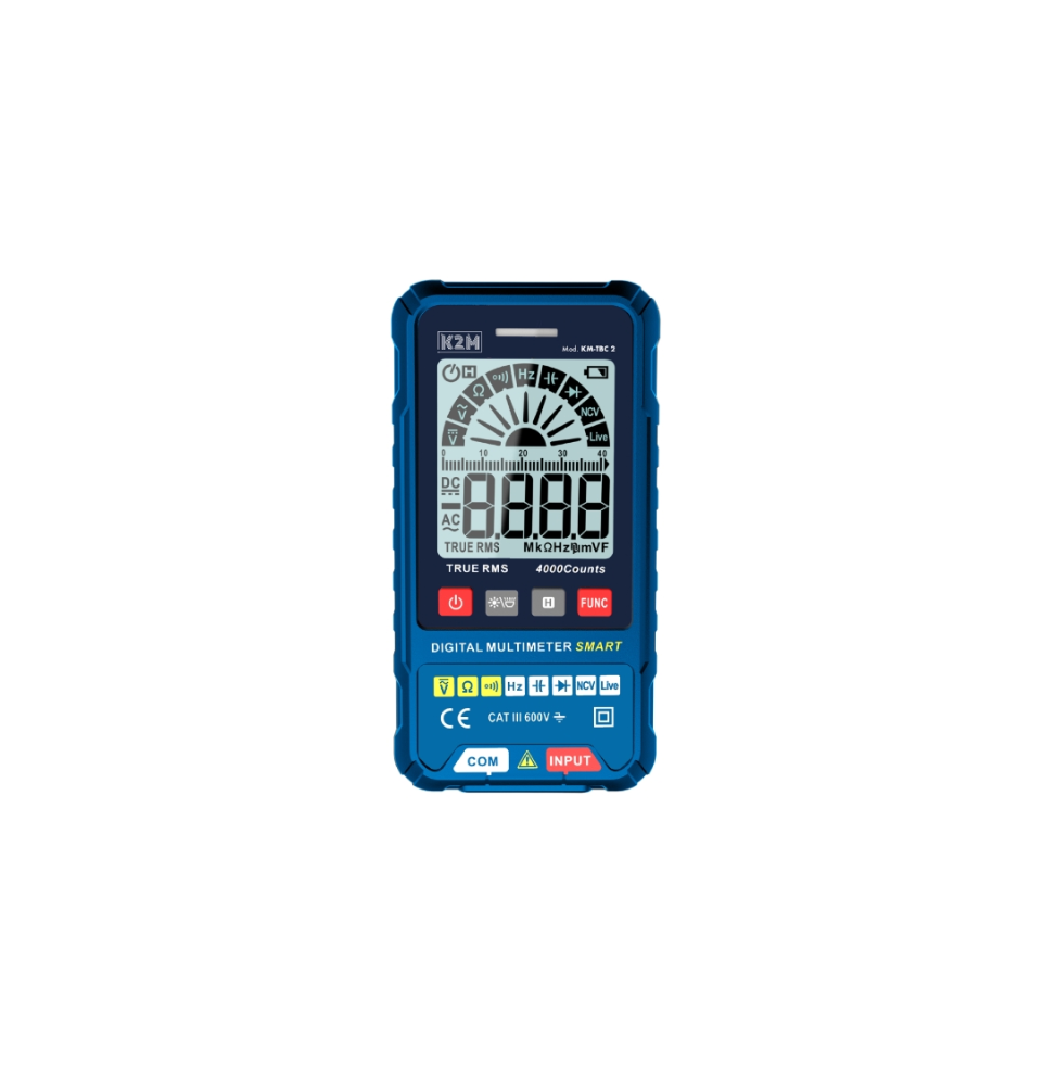 Multimetro Digitale Smart Auto-Range con Barra Analogica KM-TBC2 GBC