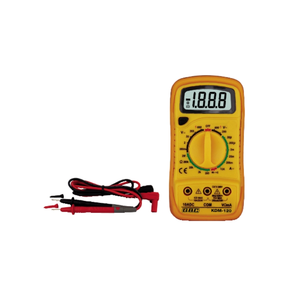 Multimetro Digitale con commutatore rotante KDM-120 GBC