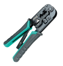 Crimpatrice per Connettori Modulari con Spelafili CP-376TR GBC