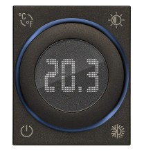 Termostato connesso Vimar Linea IoT 2 moduli Nero 30810.G