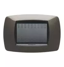 Placca Master Modo Grigio Antracite 3 Posti Tecnopolimero 39TC383