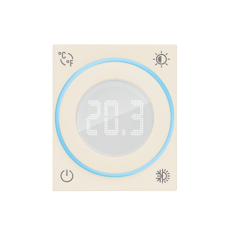 Termostato connesso Vimar Linea IoT 2 moduli Canapa 30810.C