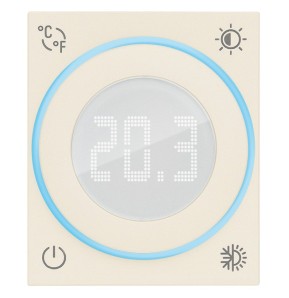 Termostato connesso Vimar Linea IoT 2 moduli Canapa 30810.C