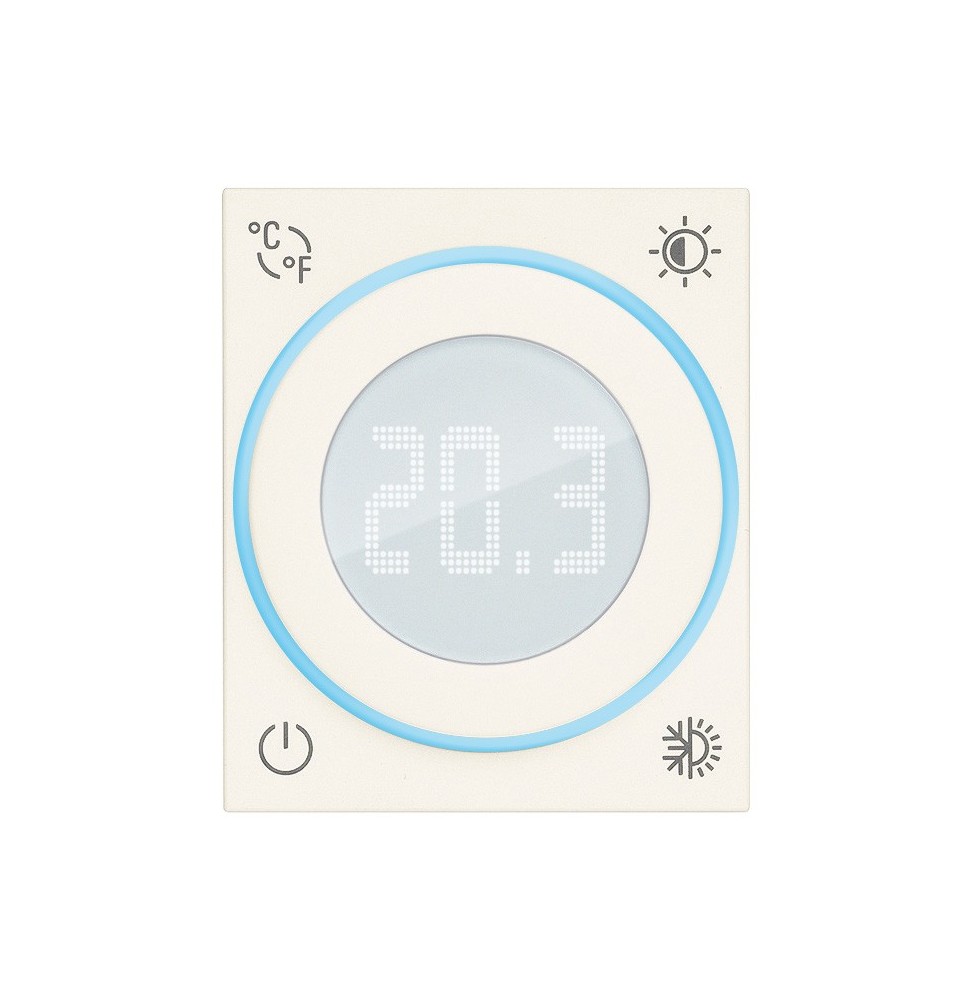 Termostato connesso Vimar Linea IoT 2 moduli Bianco 30810.B