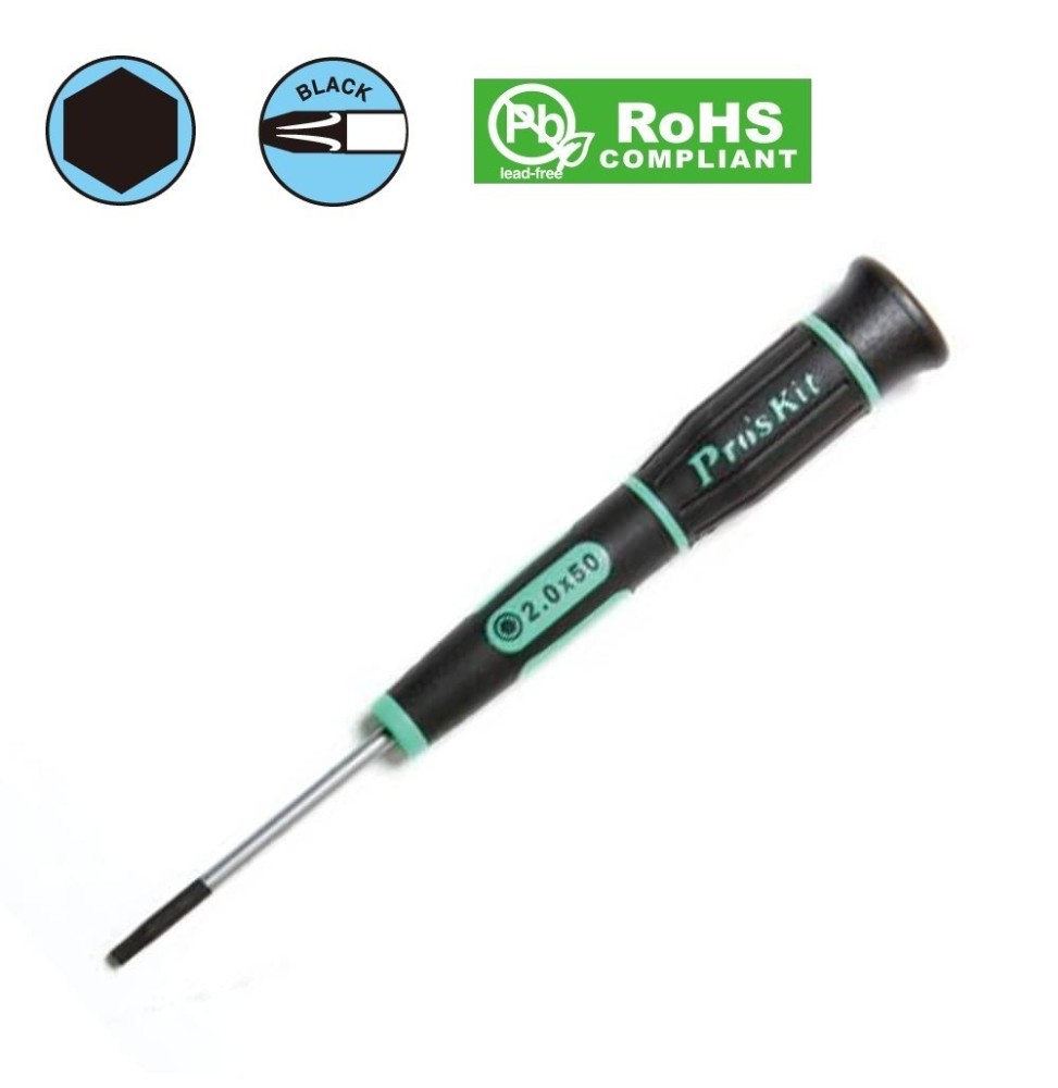 Giravite di Precisione a Punta Esagonale HEX 1.3 x 50 mm SD-081-H5 GBC