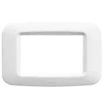 Placca 3 moduli AVE Bianco BanquiseSerie Yes 45 45PY03BB