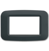 Placca 3 moduli Grigio Noir Yes 45 AVE 45PY03GN