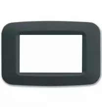 Placca 3 moduli Grigio Noir Yes 45 AVE 45PY03GN