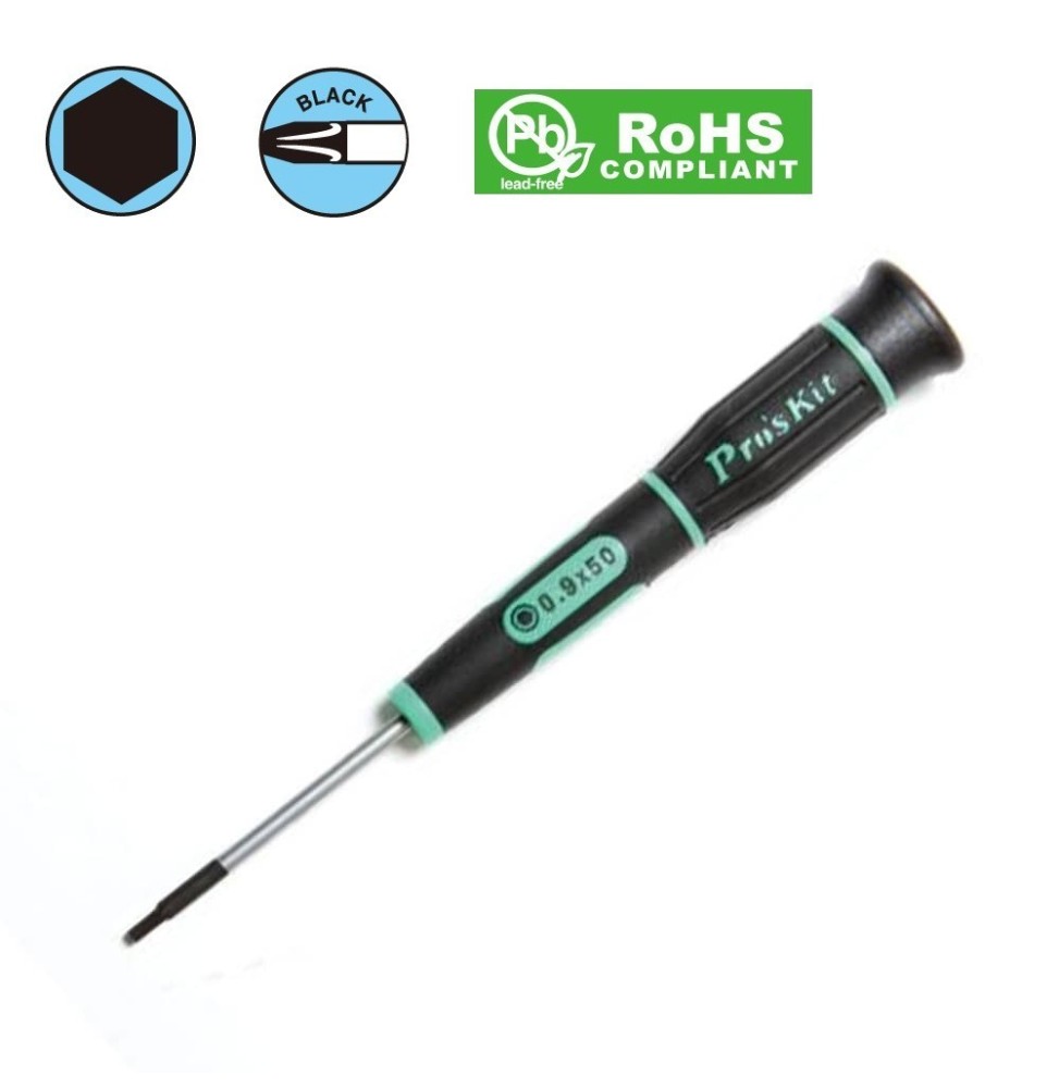 Giravite di Precisione a Punta Esagonale HEX 0.9 x 55 mm SD-081-H2 GBC