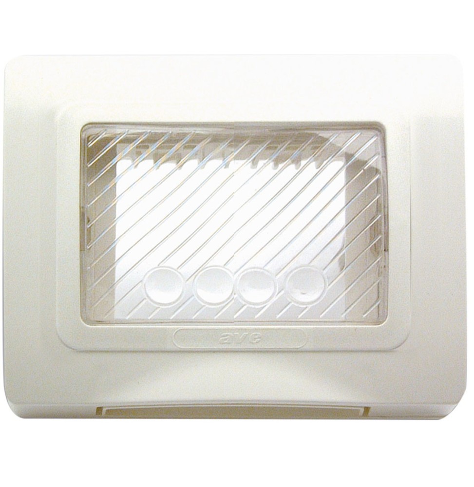 Placca stagna IP55 Bianca con membrana di protezione  Sistema 44 44SP03B