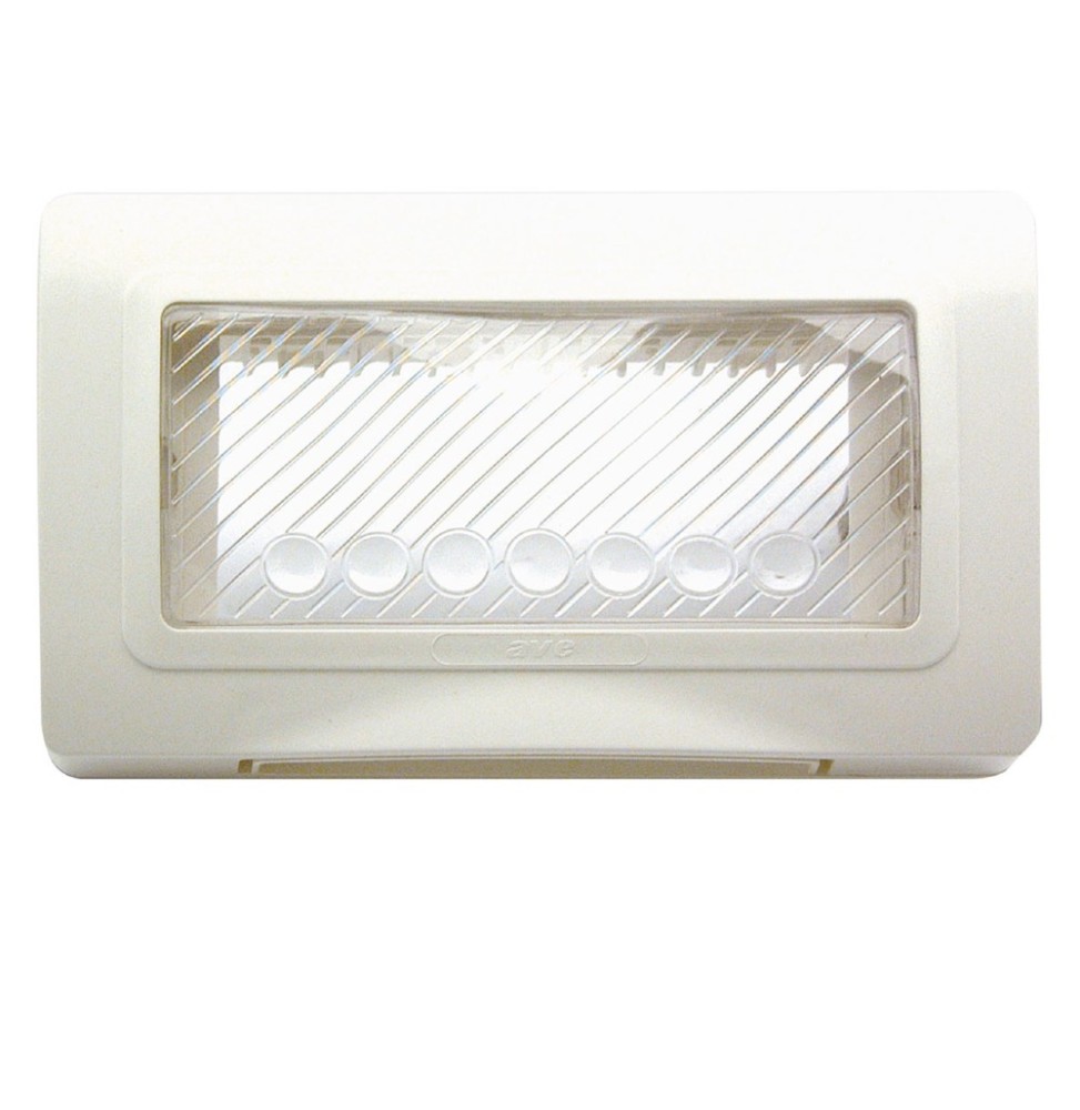 Placca stagna 4 Posti IP55 Bianca membrana di protezione Ave 44SP04B