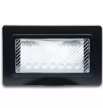 Placca stagna 4 Posti IP55 grigio Scuro Ave 44SP04GSL
